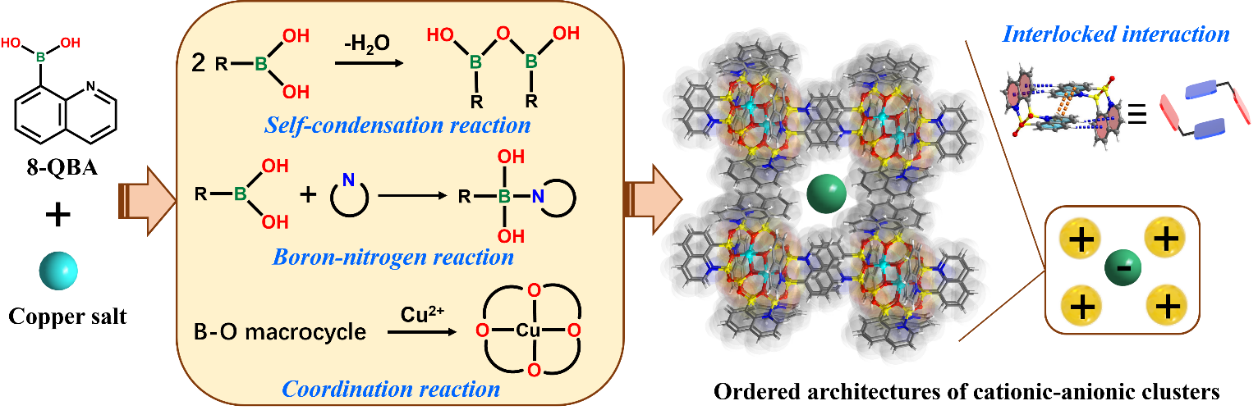 福建物構(gòu)所在離子型硼氧簇基有序結(jié)構(gòu)的合成及應(yīng)用取得新進(jìn)展
